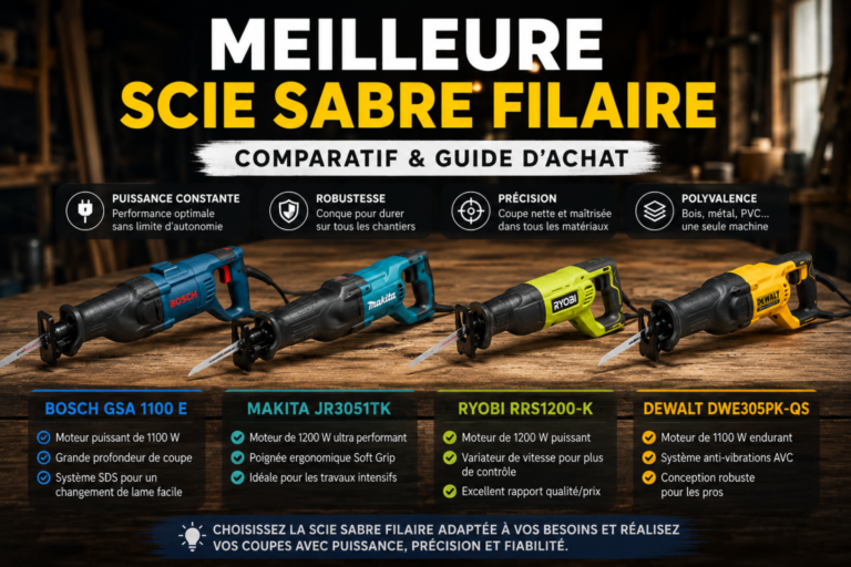 Meilleure scie sabre filaire