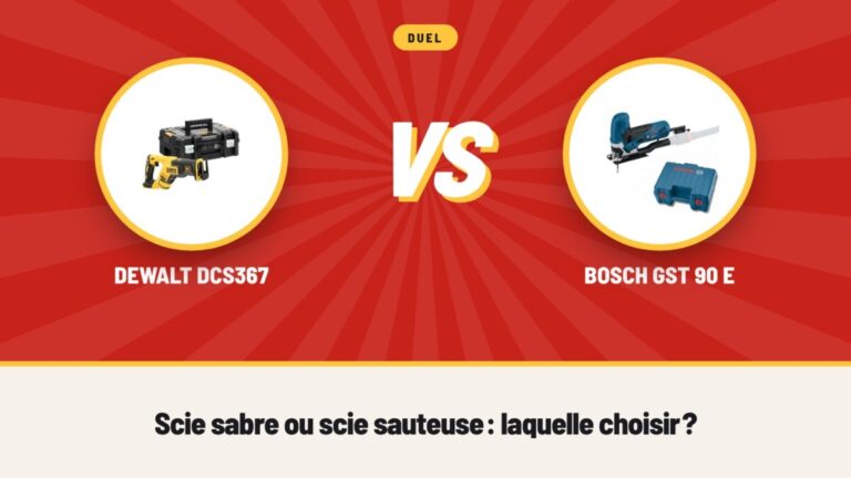 Scie sabre ou scie sauteuse : laquelle choisir ?